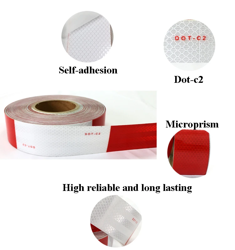 Red And White Reflective Tape Factory (2)
