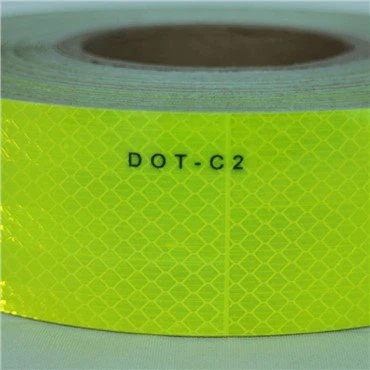Pita Reflektif Gred Pengiklanan DOT C2 Yellow DOT C2 untuk Lori