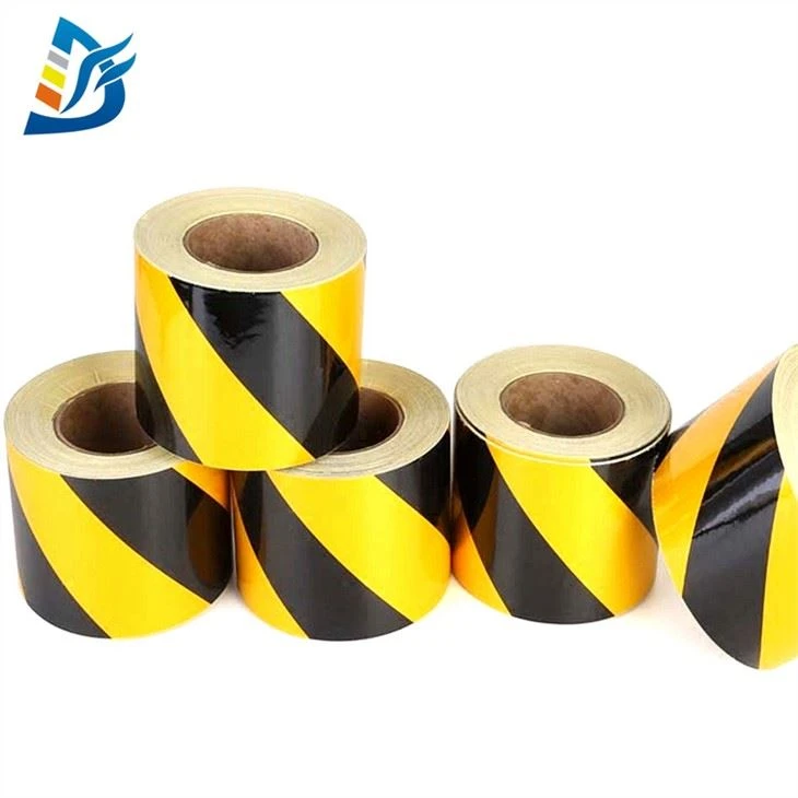Pita Reflektif Hitam Dan Kuning