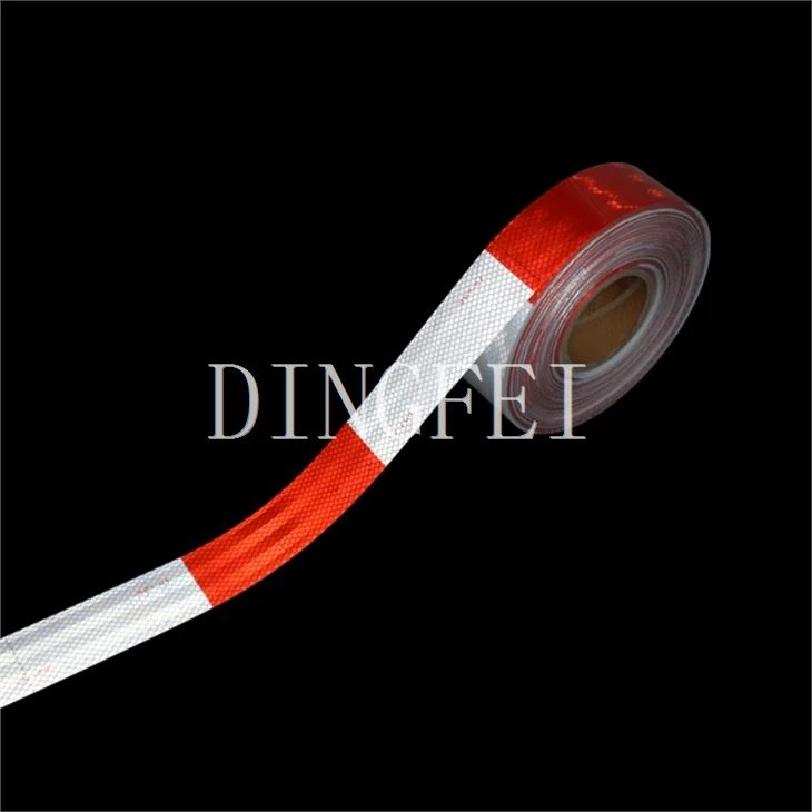 White And Red Reflective Tape